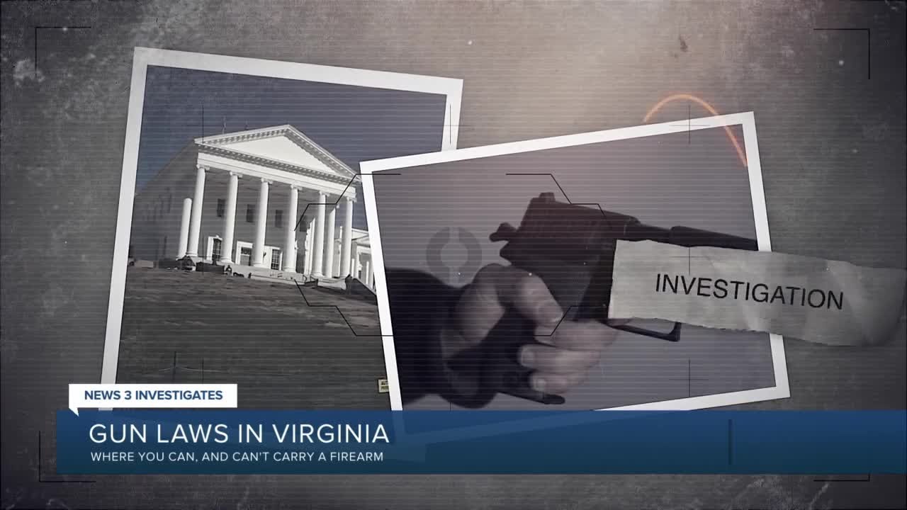 Gun laws in Virginia: Where you can and can't carry a firearm