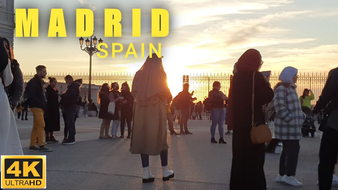 [4K] WALKING TOUR/MADRID SPAIN 2022 PRINCIPE PIO/MADRID RIVER PARK.