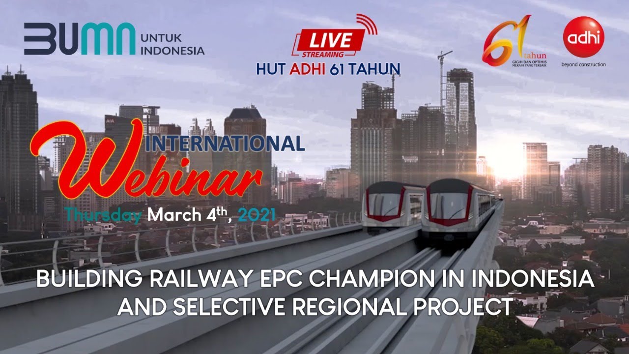 INTERNATIONAL WEBINAR - ADHI 61 Tahun