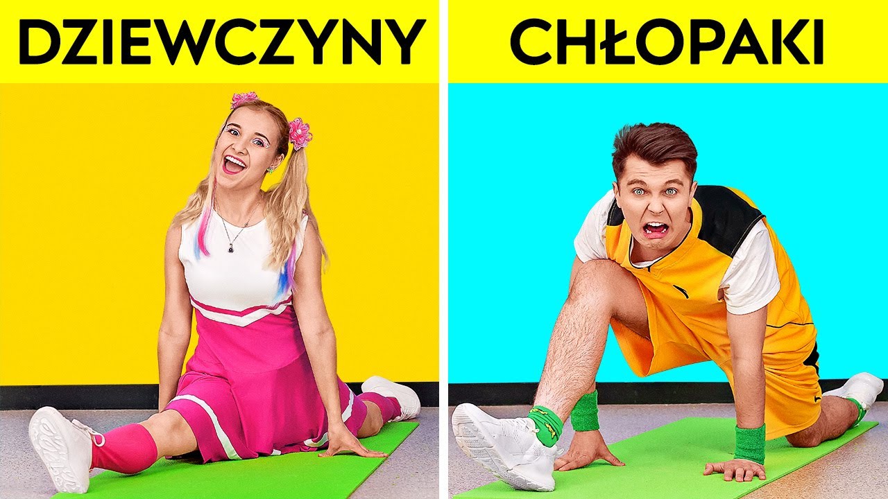 ZAWODOWY AKROBATA VS POCZĄTKUJĄCY! 24 Godziny Niemożliwych Połamańców z 123 GO! SCHOOL
