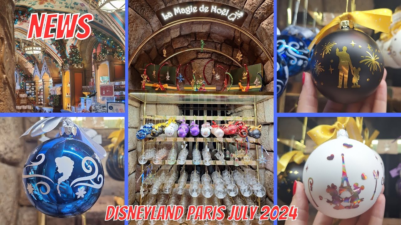 NEWS DISNEYLAND PARIS JULY 2024 | CHRISTMAS MERCHANDISE