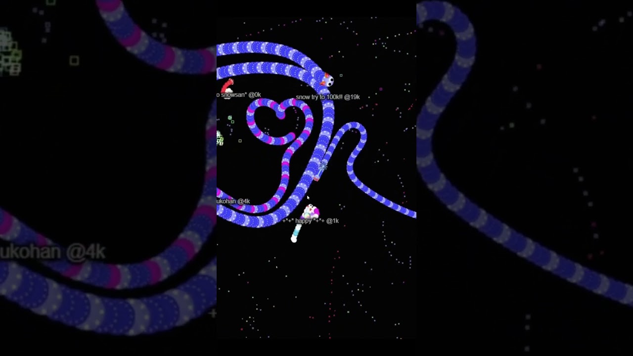 3/3 HBD snow🎂🫶🥳 #slitherio #snake #games #gameplay