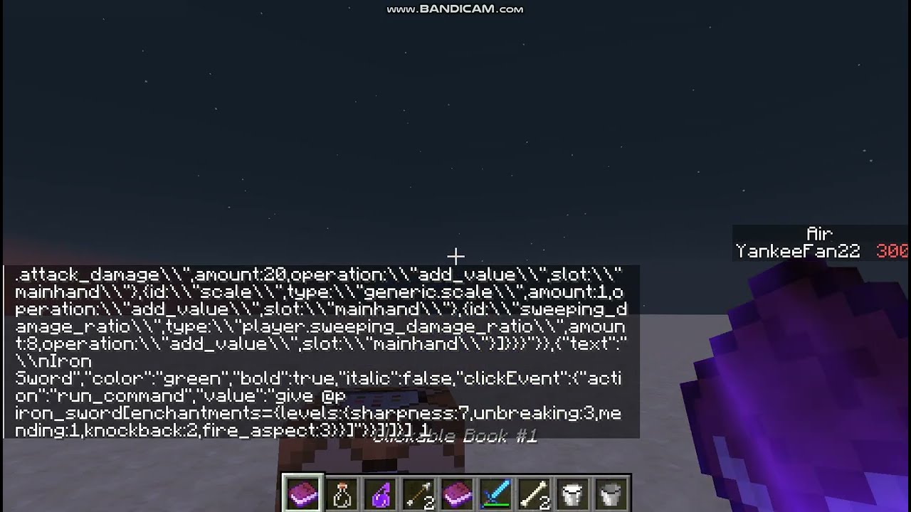 Minecraft 1.21-Pre2: Custom Clickable Book