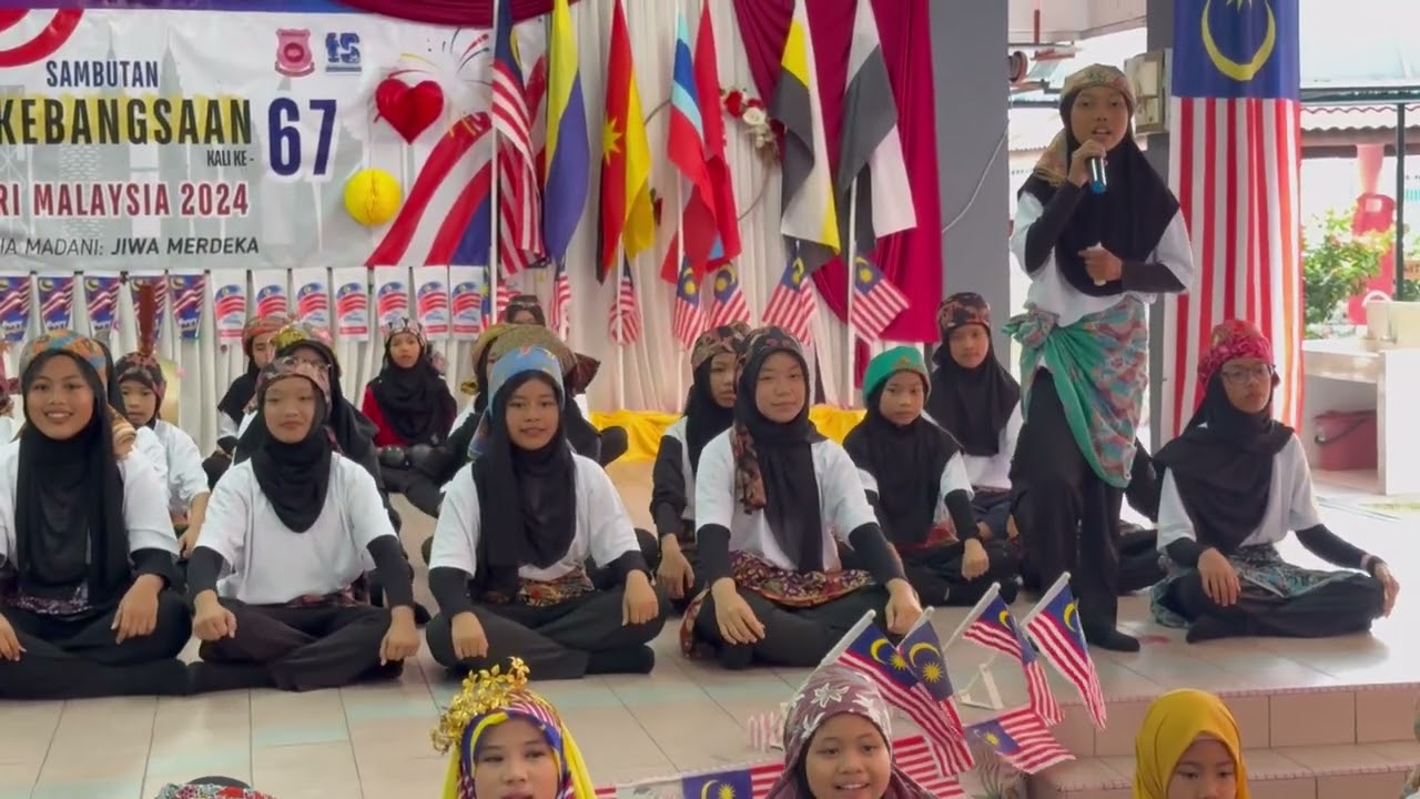 Persembahan dari Tabuh Pawana Pasukan Dikir Barat SK Bandar Tun Razak 2 Sempena Hari Kemerdekaan 67