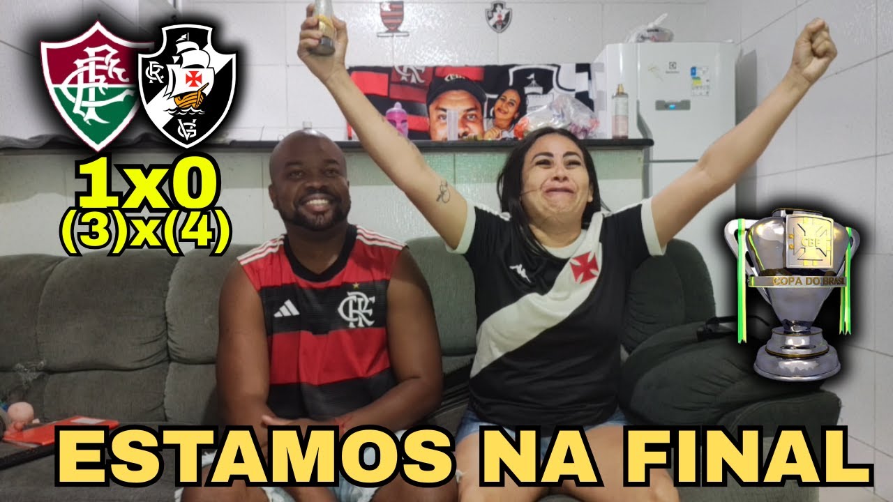 Fluminense x Vasco, react; Gigante da Colina vence nos pênaltis e está na final da Copa do Brasil!