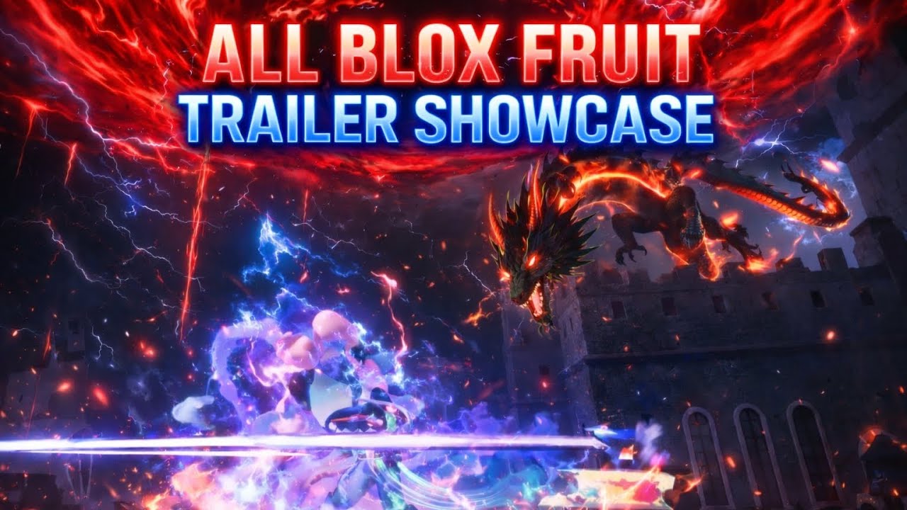 All Blox Fruit Trailers With Cutscene Showcase + Perm Dark Giveaway | Blox Fruit Roblox 