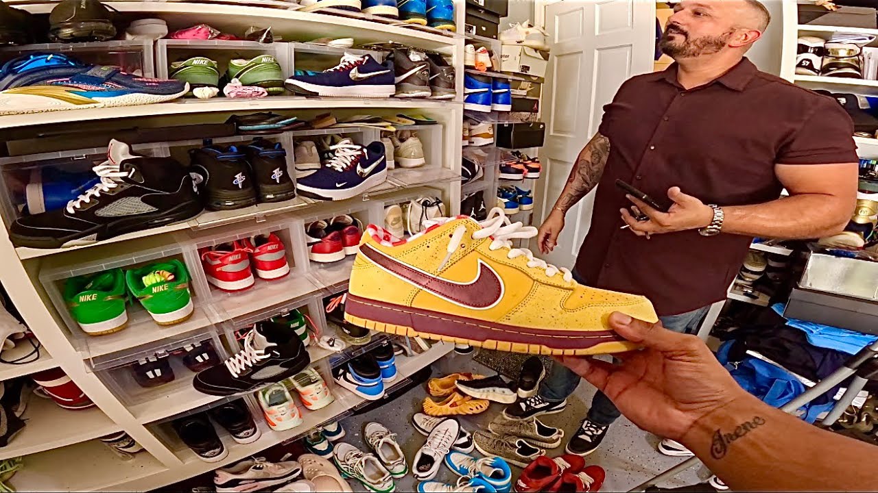 😳 Italian Restaurant Owner Has Insane $300,000 Sneaker Collection!
