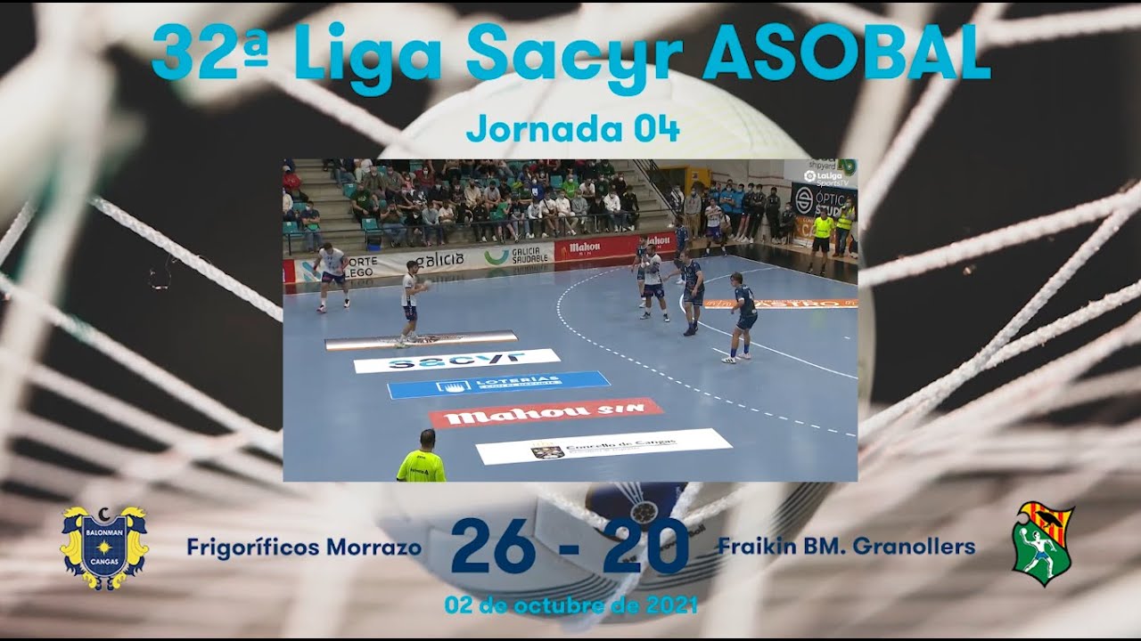 32ª Liga Sacyr ASOBAL J04: Frigoríficos Morrazo - Fraikin BM. Granollers 26-20