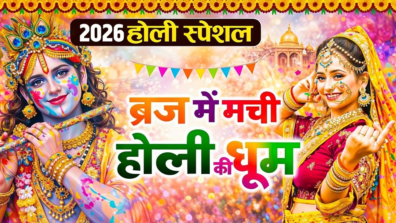 LIVE : होली स्पेशल भजन | Nonstop Live Holi Bhajan | होली के गाने | Live Bhajan | Barsane Se Live