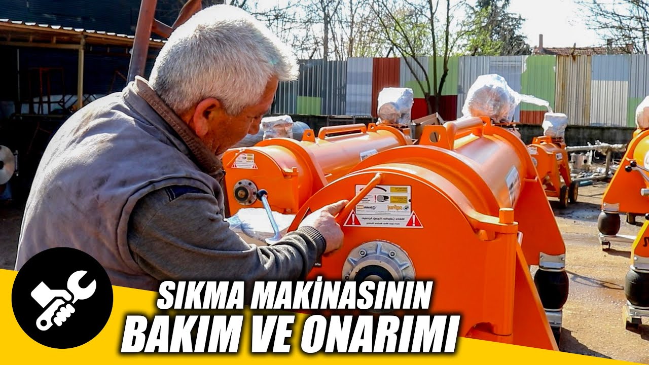 SIKMA MAKİNASININ BAKIM VE ONARIMI NASIL YAPILIR? - SAFRAN MAKİNA