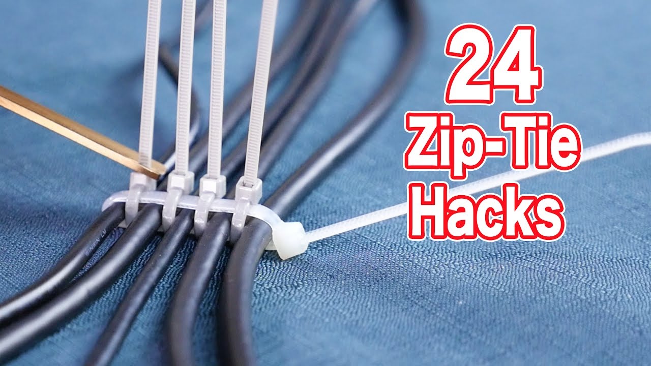 意外すぎた結束バンドの活用方法２４連発！