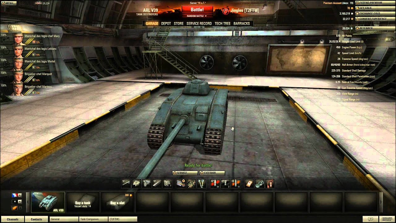 World of Tanks - ARL V39 Tier 6 Tank Destroyer - Come Back Jagdpanzer IV, All Is Forgiven!