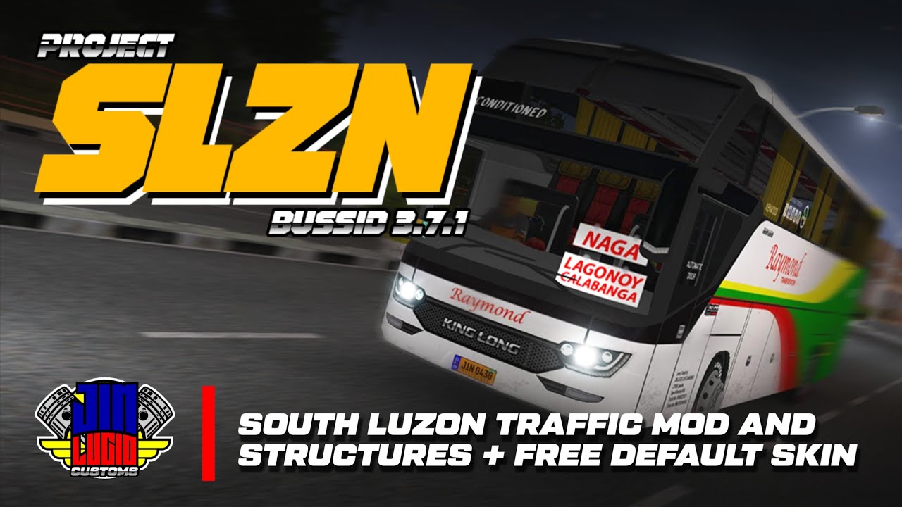 Project SLZN | BUSSID 3.7.1 Philippines Traffic MOD | Typhoon JIN Ep 15
