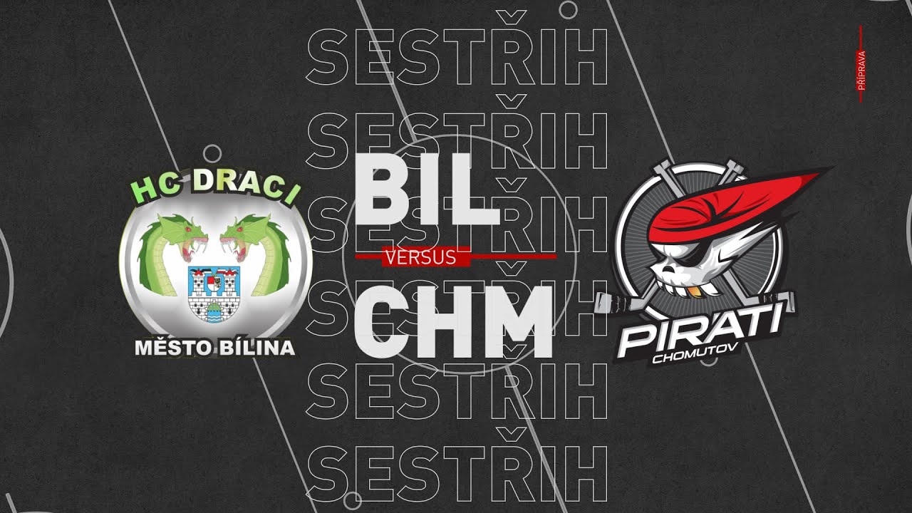 SESTŘIH:HC Draci Bílina - Piráti Chomutov 5:3