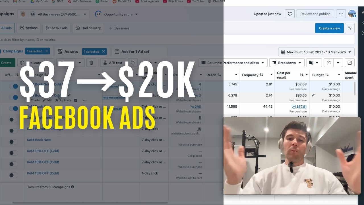 How $37 Facebook Ads Turn Into $20,000 Clients (Real Ad Account)