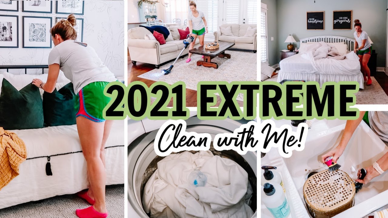 2021 EXTREME CLEAN WITH ME | SPRING CLEANING MOTIVATION | Amy Darley