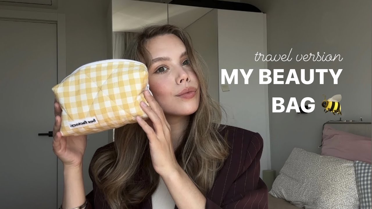 Marie: Inside my beauty bag 🐝 | что в моей косметичке для путешествия