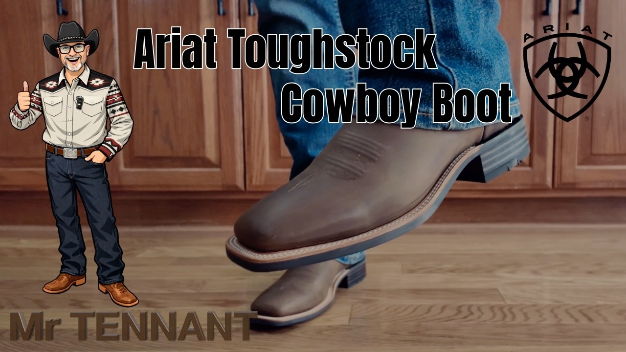 Распаковка и первые впечатления от ковбойских сапог Ariat Highland Toughstock с широким квадратны...