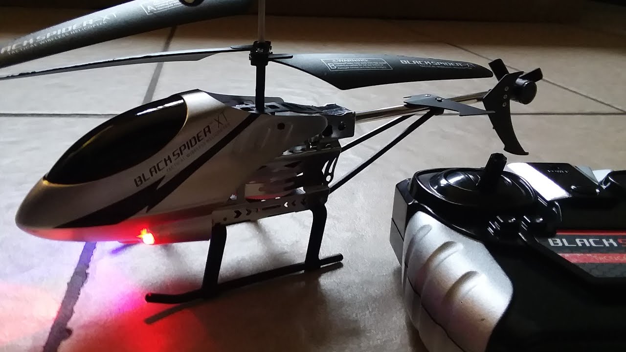 Радиоуправляемый вертолет Black Spider XT от CVS за 20 долларов для полетов в помещении… Возможно...