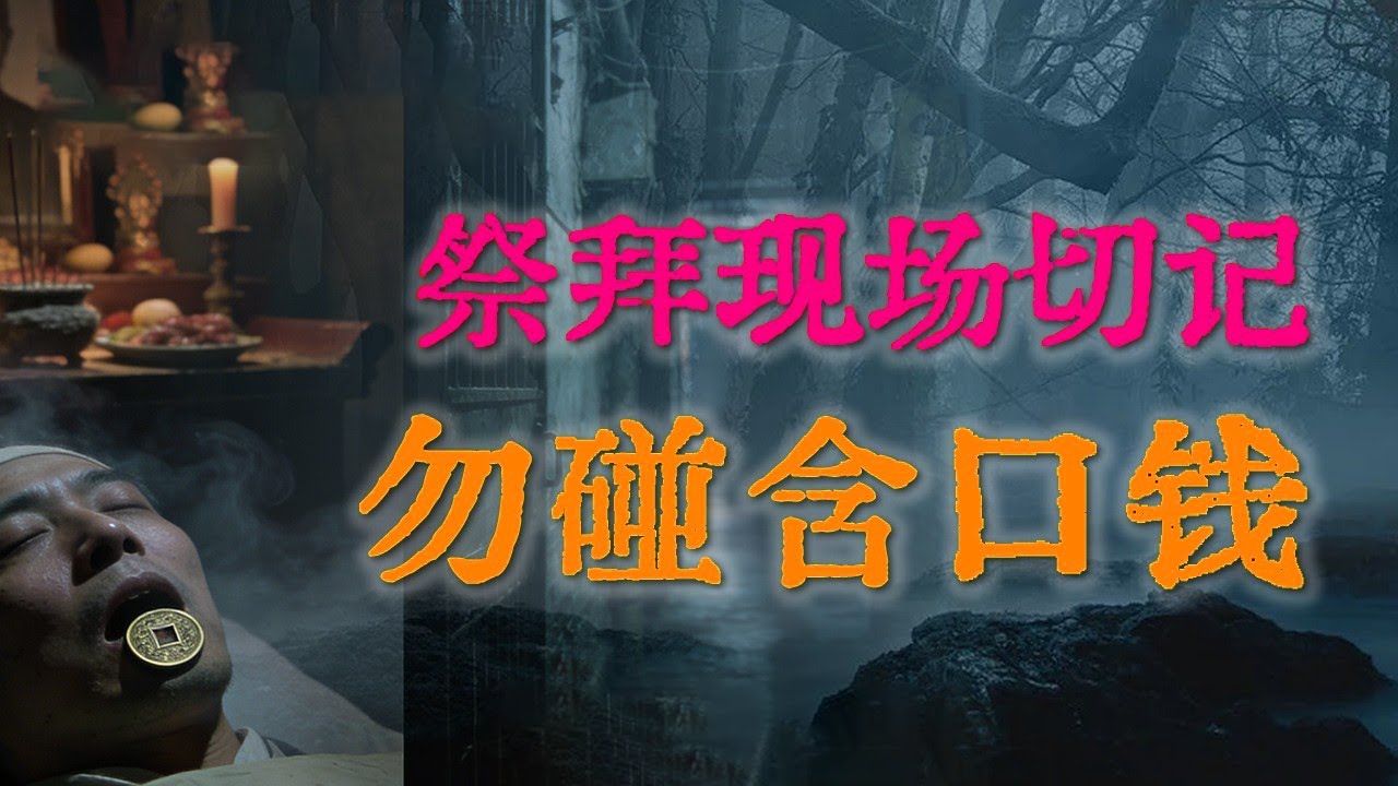 民间真实恐怖禁忌：祭拜现场切记勿触碰含口钱，天津筒子楼邪事|被永久封锁的顶楼宿舍背后的恐怖诡异传闻|山东校园真实闹鬼事件#鬼故事#睡前故事#解压故事#民间故事#恐怖故事#horror「灵异电台」