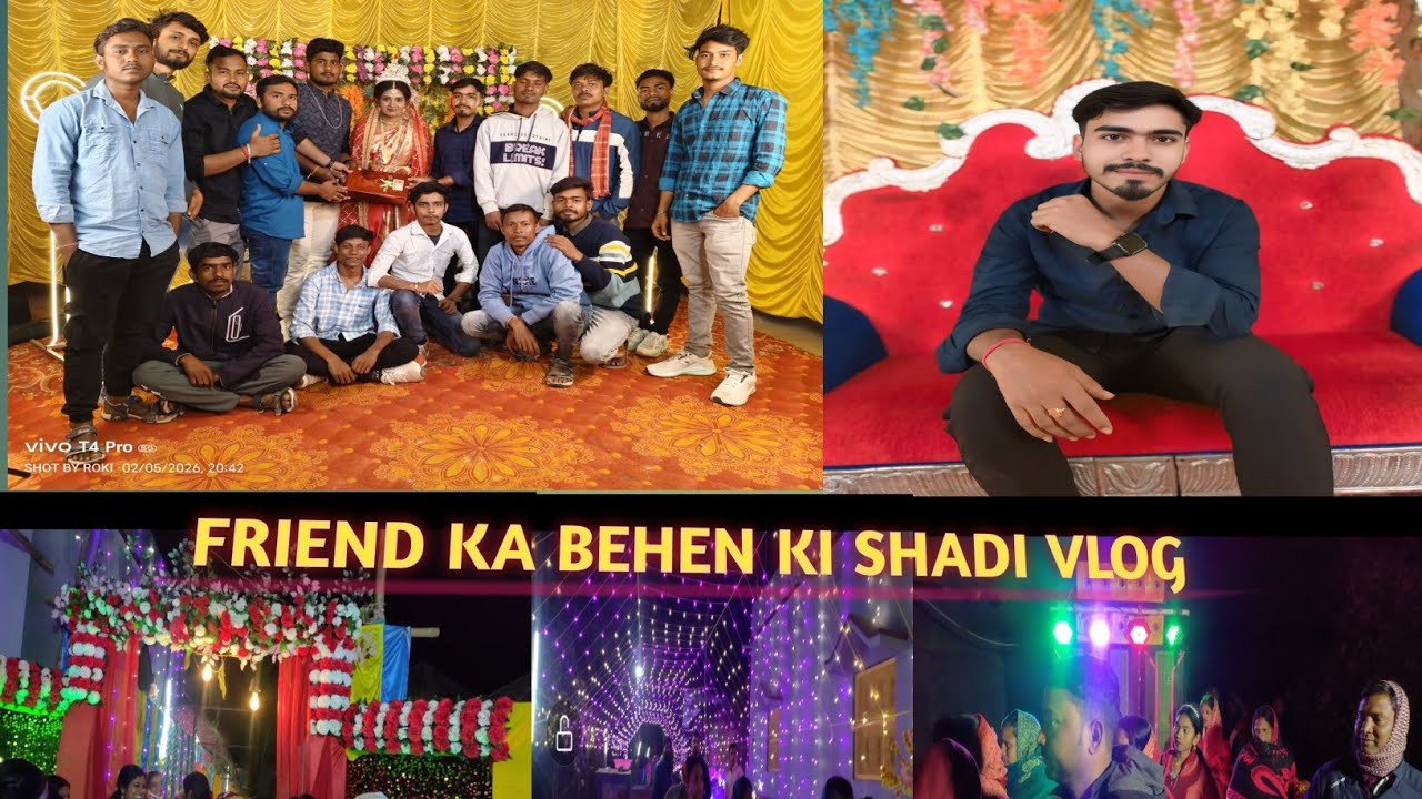 FRIEND KI BEHEN KI SHADI KA FUNCTION VLOG#minivlog #shadi #dance|গ্রামের বিয়ে বাড়ির ব্লগ ভিডিও