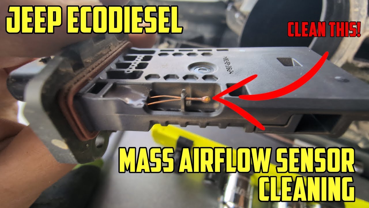 This Could Help Your MPG! Jeep EcoDiesel Mass Air Flow Sensor Cleaning