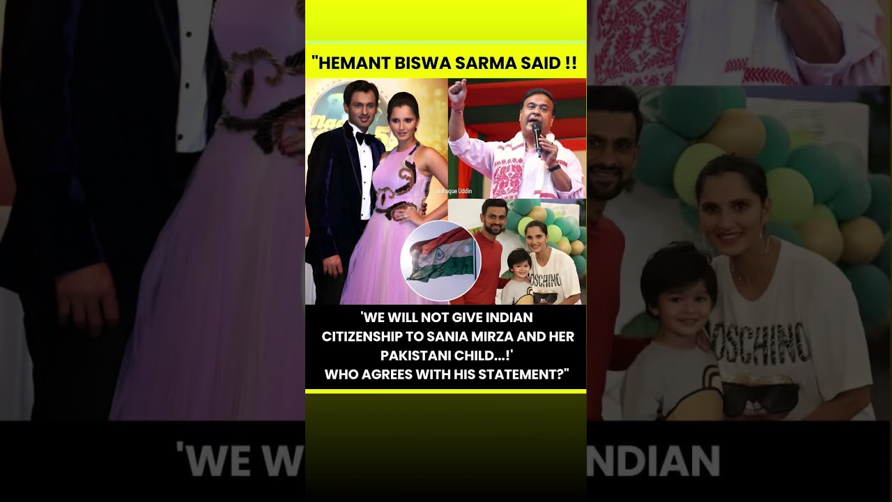 WE WILL NOT GIVE INDIAN CITIZENSHIP TO SANIA MIRZA AND HER PAKISTANI CHILD