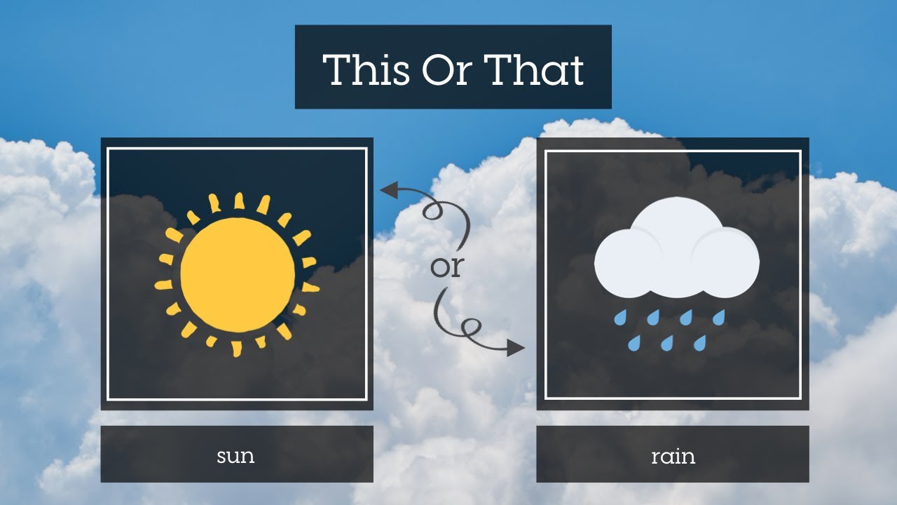 This or That? Weather - Brain Break - Instant Activity - PE Warmup  - GoNoodle Inspired