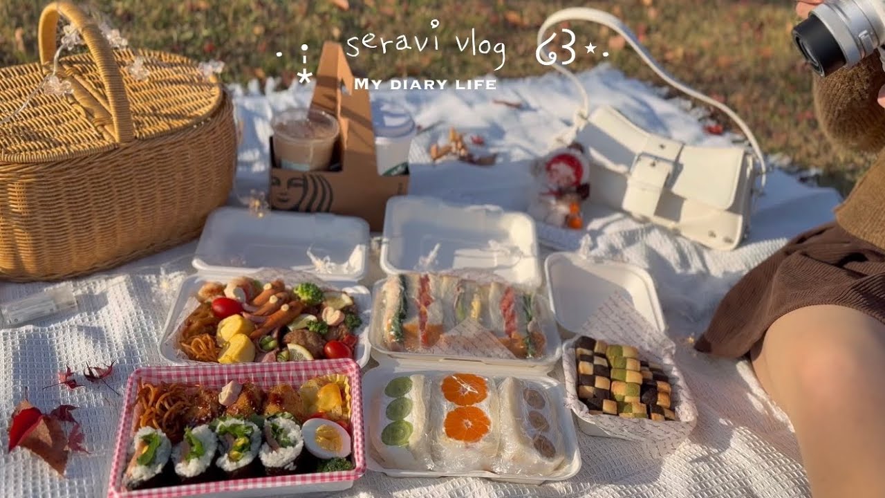 Vlog｜🍁Приготовление осеннего пикника🧺 & Здоровый хлеб с сыром из рисовой муки на бранч🍽️,Сэндвич