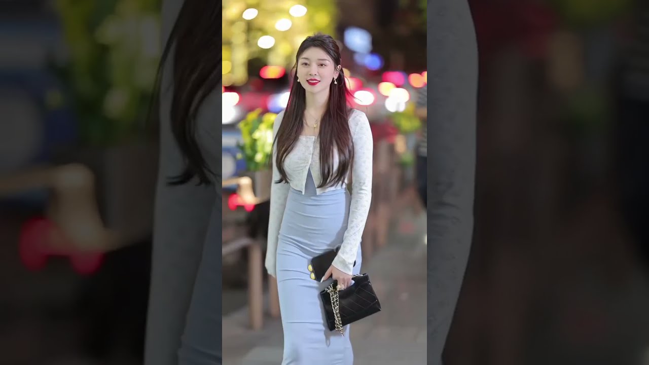 Top Beautiful Girls China Tiktok Fashion Street 💃💦2025 ep.07