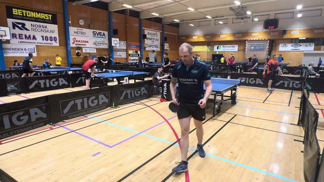 Mega Cup 2014 Oslo Open Band1 - 16.06.2024 - Kenneth Zeiffert (long pimples red) - Jarek Chrzanowski