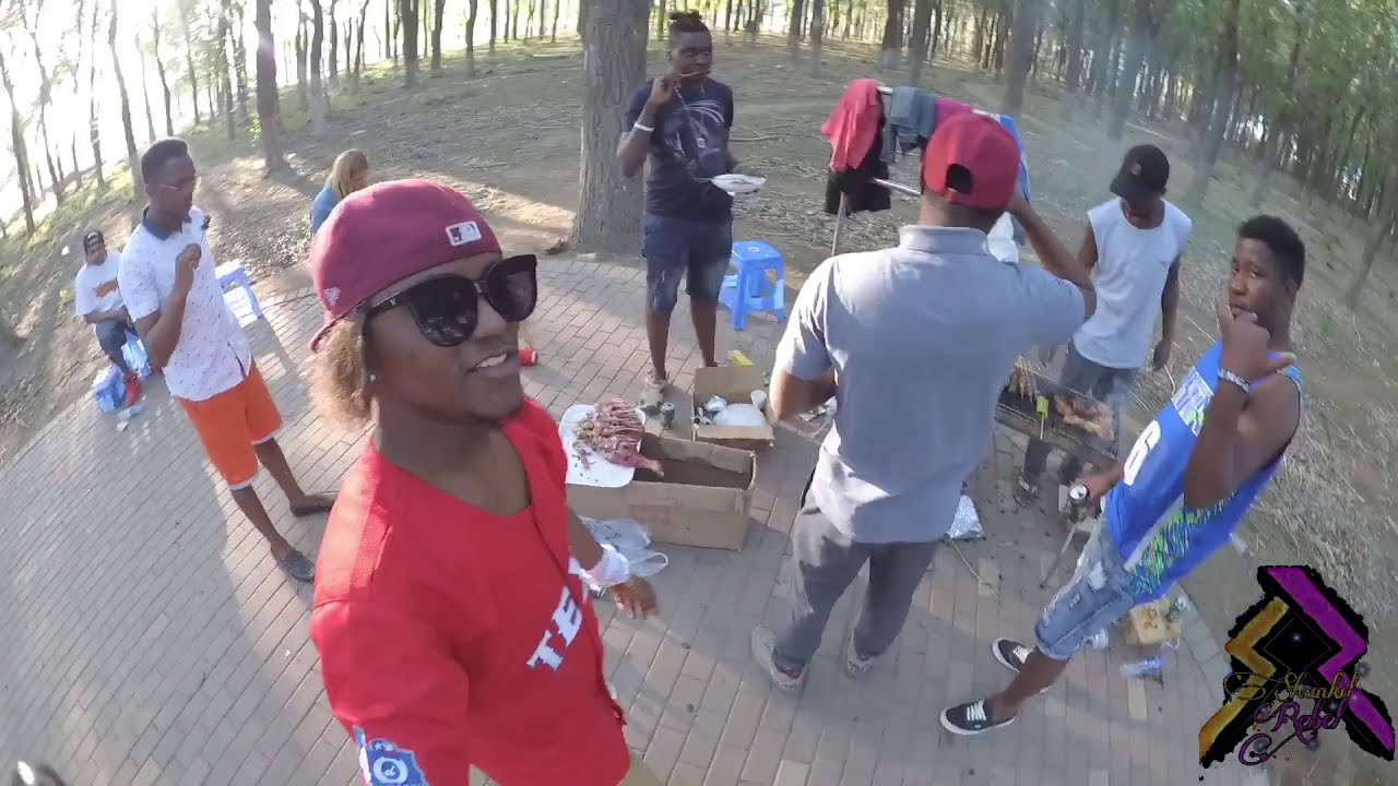 BBQ with friends in china during summer of 2019