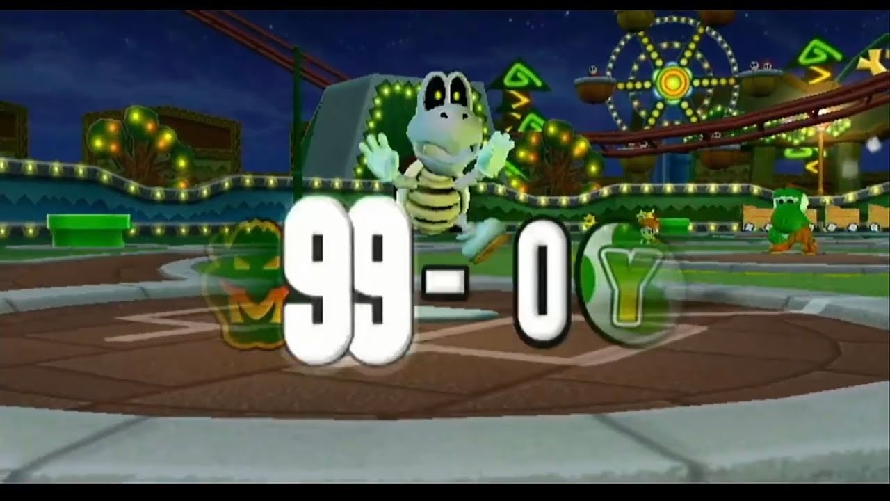 【カンスト試合】スーパーマリオスタジアムファミリーベースボール 100 vs 0