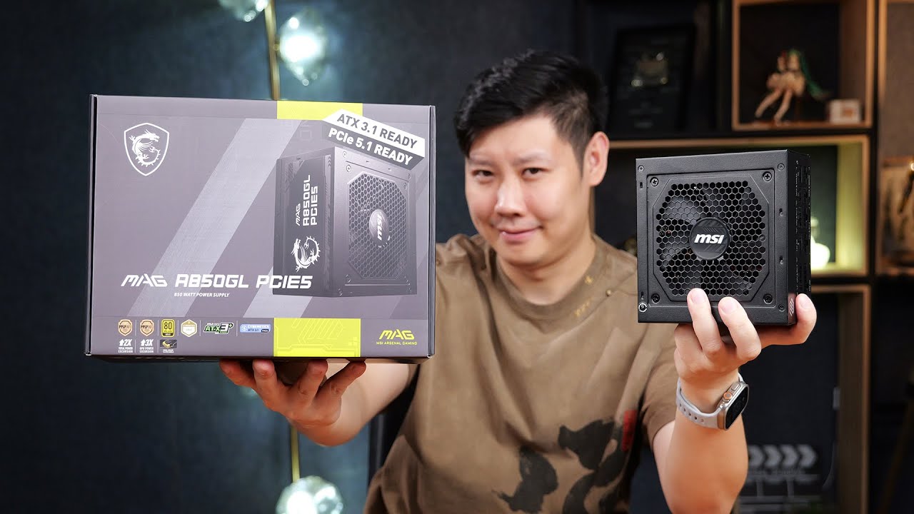 满载支路纹波只有个位数的电源才卖5XX？微星MAG A850GL电源拆解评测【翼王】