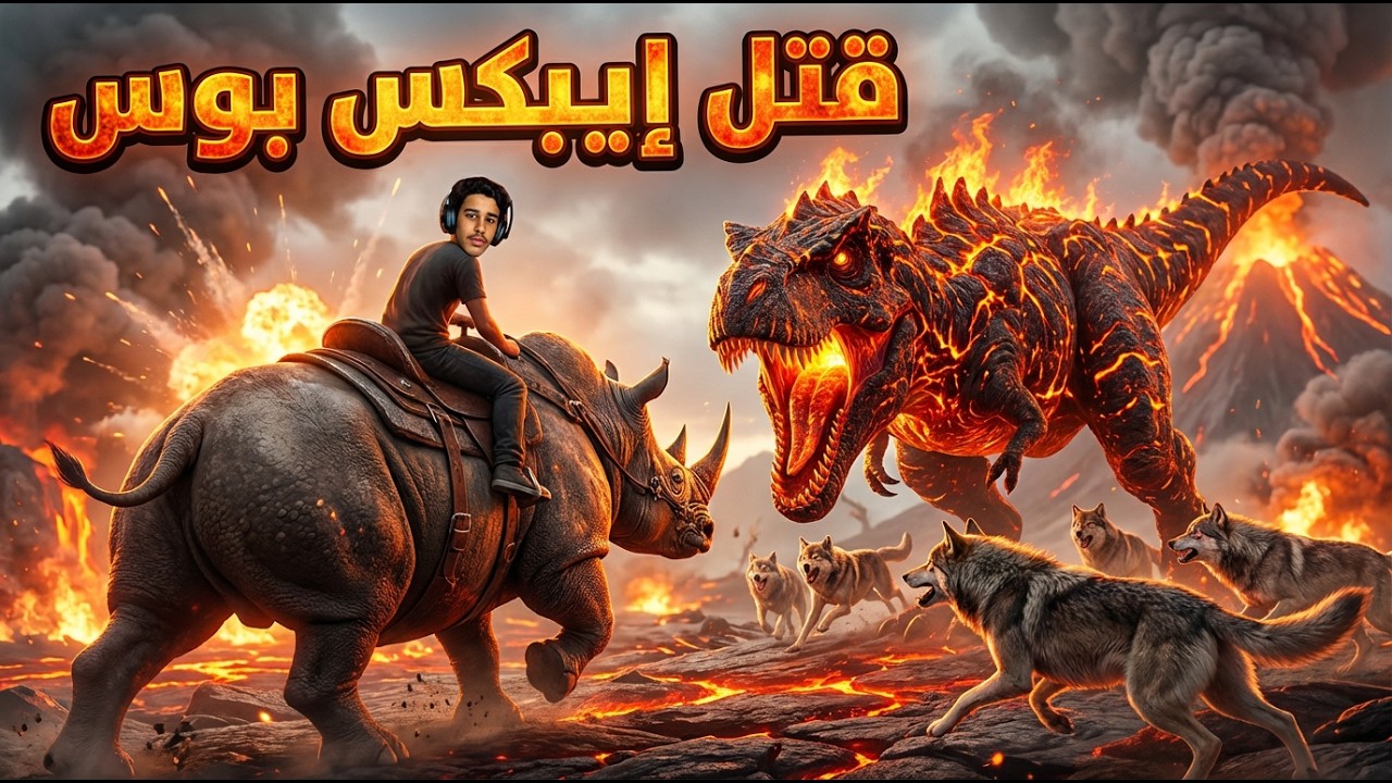 🔥 قتل إيبكس بوس العملاق | معركة أسطورية في ARK Ascended