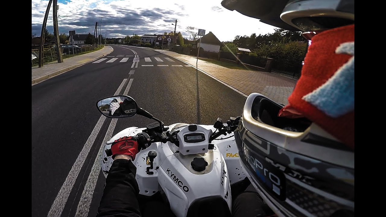Kymco Maxxer 450i | Alone Messing around HERO 5