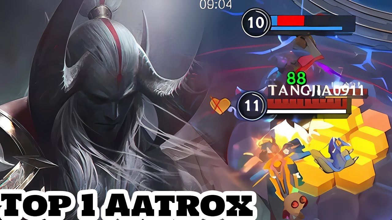 Wild Rift Aatrox - Top 1 Aatrox Gameplay Rank Season 16