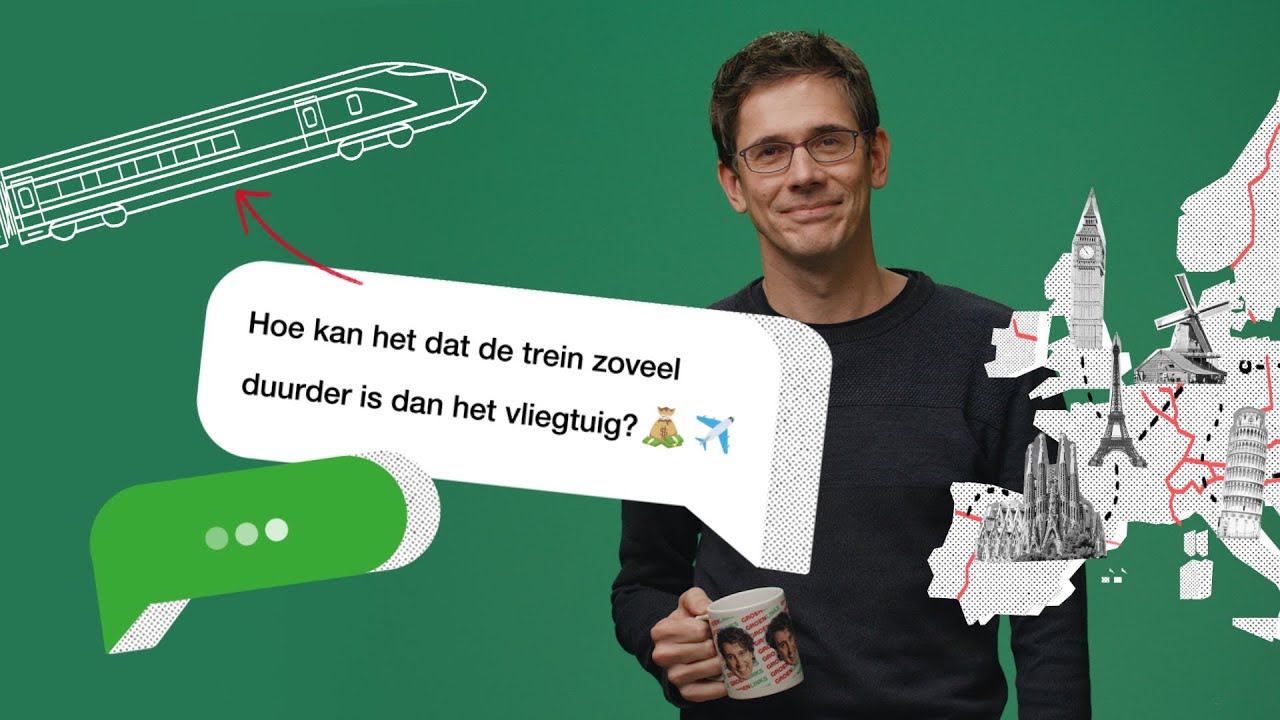 Meer treinen minder vliegen | Klimaatpraat Bas Eickhout