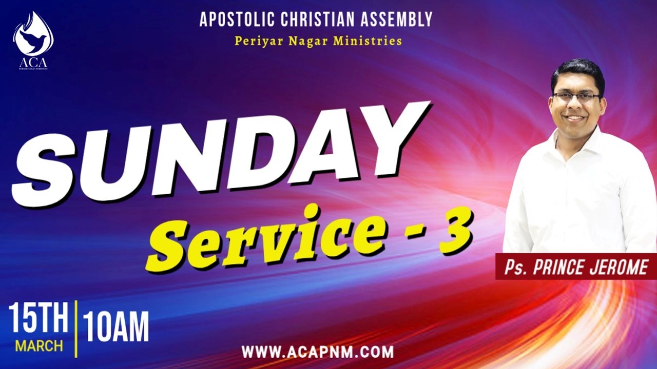 🔴LIVE - Sunday 3rd Service | 15th March 2026