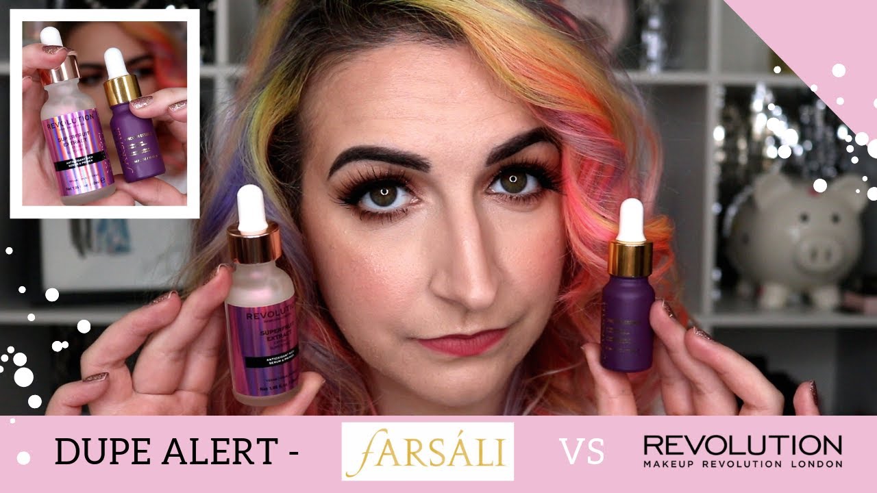 DUPE ALERT - FARSALI VS MAKEUP REV. - UNICORN ESSENCE | Kirby Rose