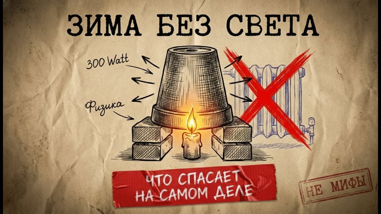 Как выжить зимой, когда электричества больше нет