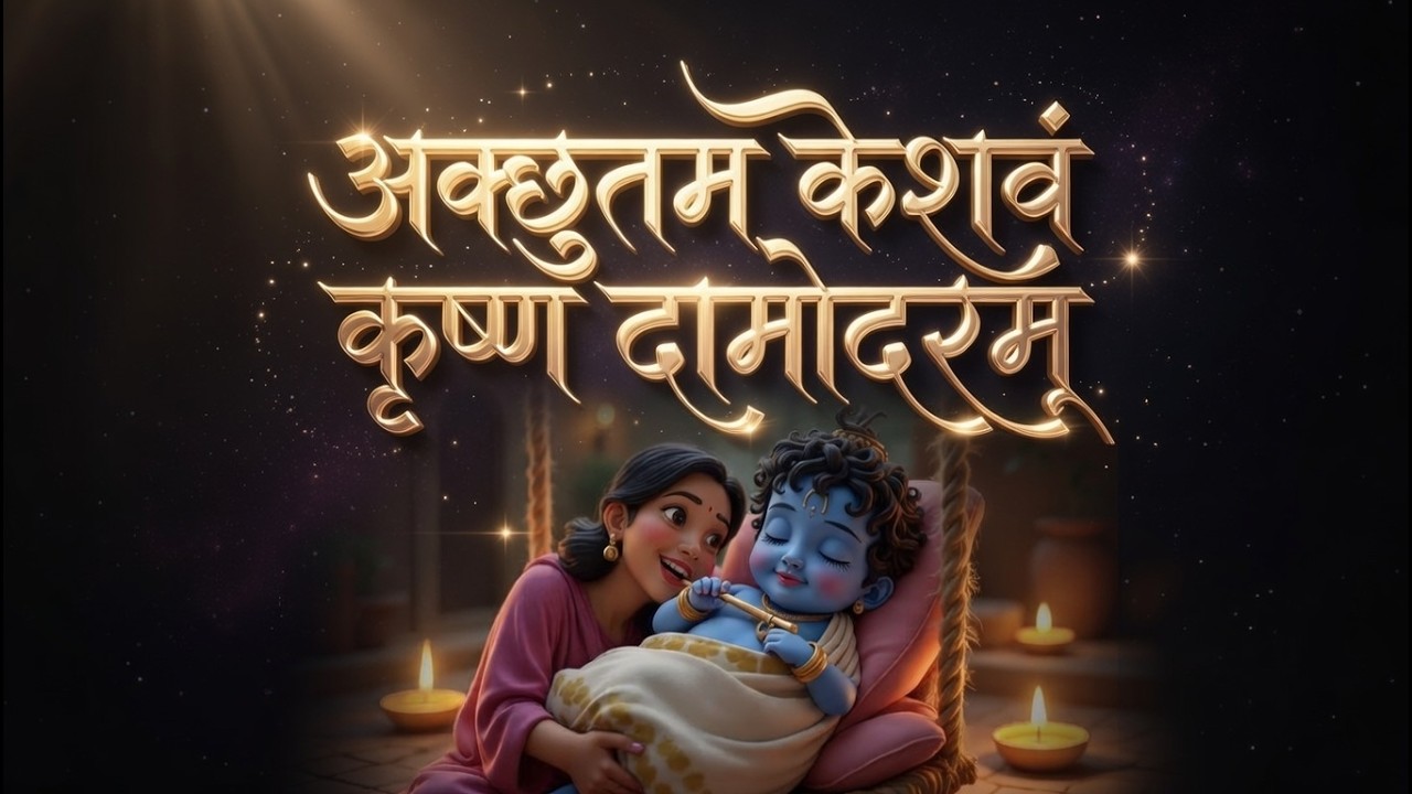 LIVE: अच्युतम केशवं कृष्ण दामोदरम | मधुर श्रीकृष्ण भजन | भक्ति में डूब जाएंAchyutam Keshavam Krishna