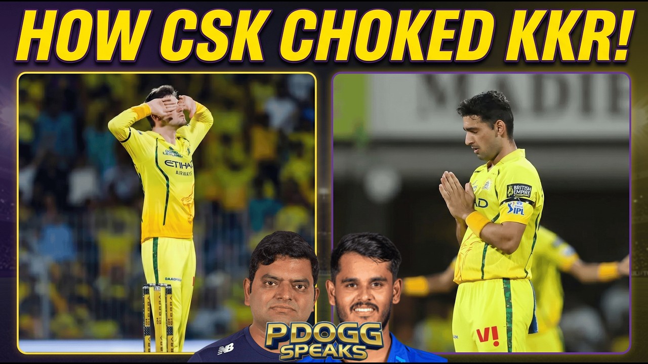 A SPIN MASTERCLASS AT CHEPAUK! | CSK vs KKR Review: Noor Ahmad Destroys Kolkata | Pdoggspeaks
