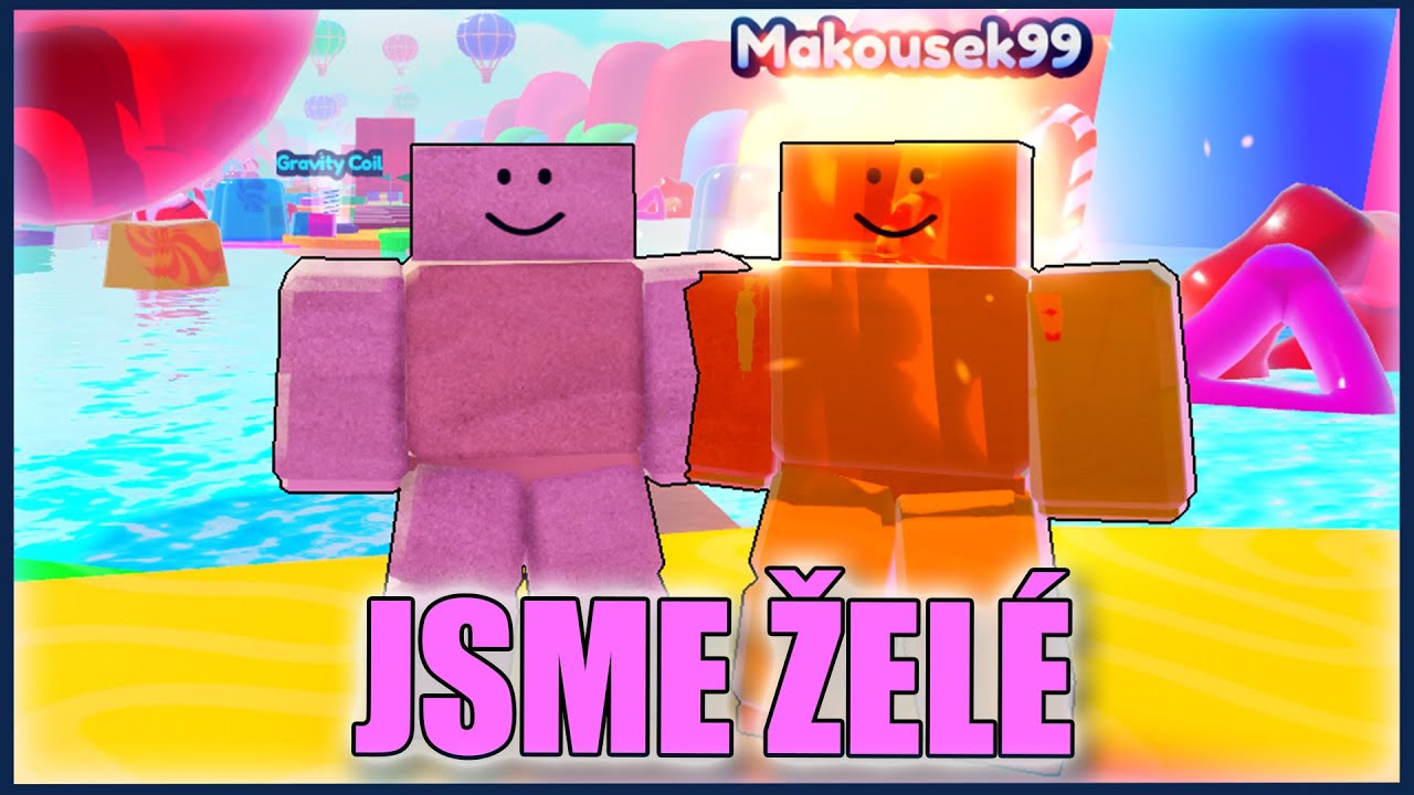 VENDA A MAKKY JSOU ŽEL&Eacute;?😱 Roblox Obby But You're a Jelly! w/@VendaliRoblox
