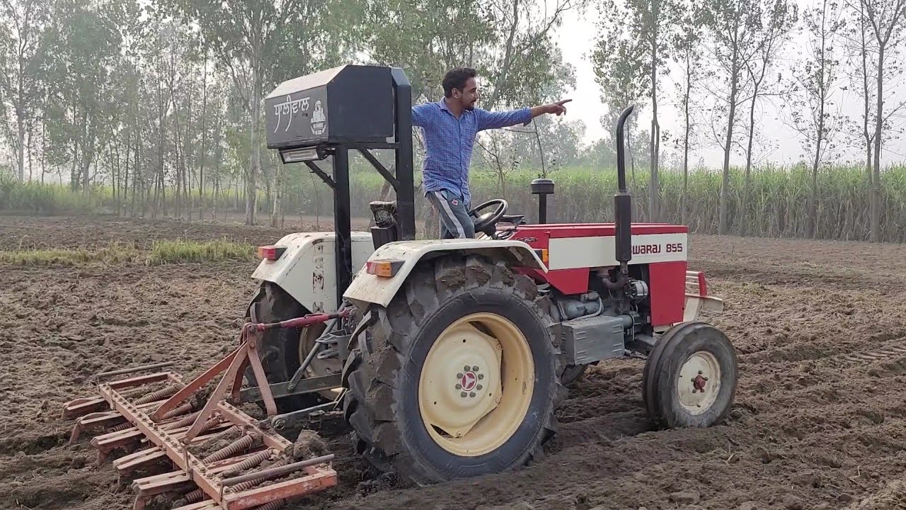 धालीवाल साहब ने ट्रेक्टर में डाल दिए 14/9/28 के टायर Swaraj 855 New tayre