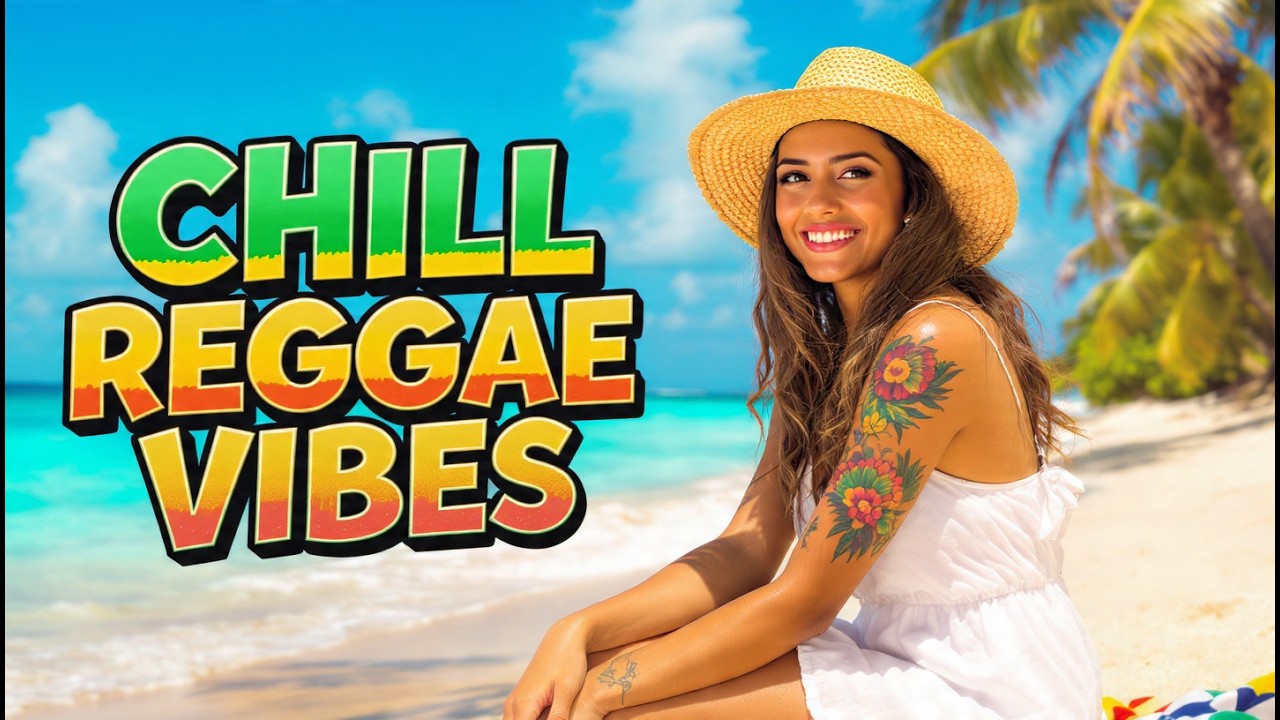 Tropical Island Reggae Vibes 🌊 Relaxing Beach Music for Positive Energy & Calm