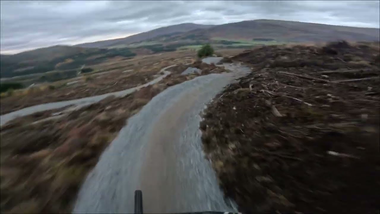 Spare Rib BEST GRADE RED FLOW TRAIL ever wonder WOLFTRAX at LAGGAN So smooth track Scotland