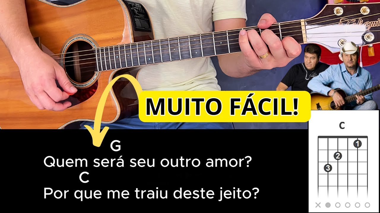 Como Tocar QUEM SERÁ SEU OUTRO AMOR (Simplificada no Violão) Fácil Chico Rey e Paraná