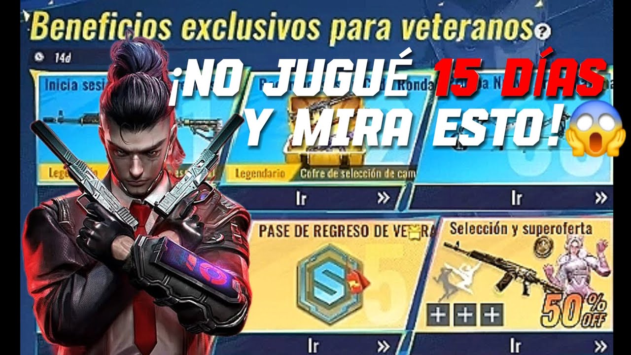 ❗️¡AL FIN! TENGO EL PASE VETERANO! Todas las recompensas por volver 🔥😱