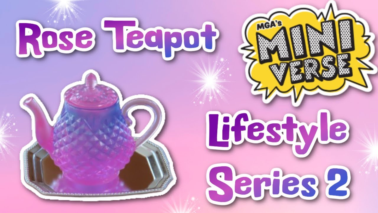 Miniverse Make it Mini Lifestyle Series 2 - Rose Teapot